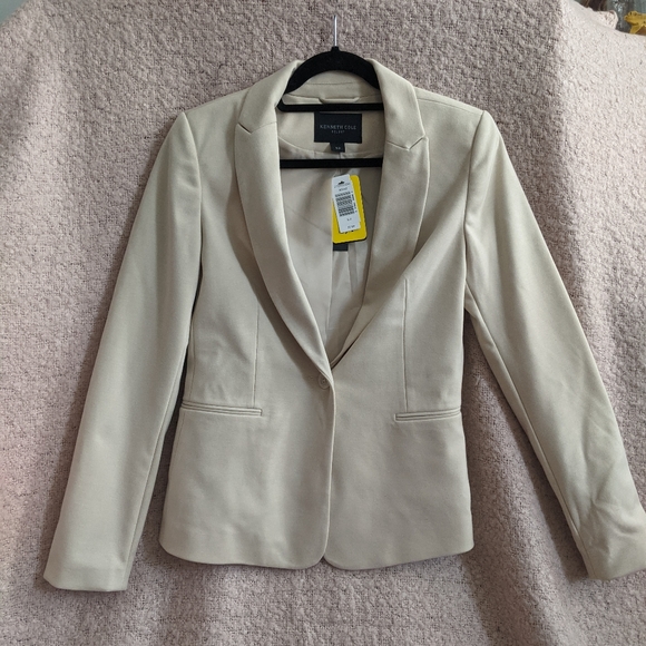 Cream Blazer/Jacket - Picture 1 of 3